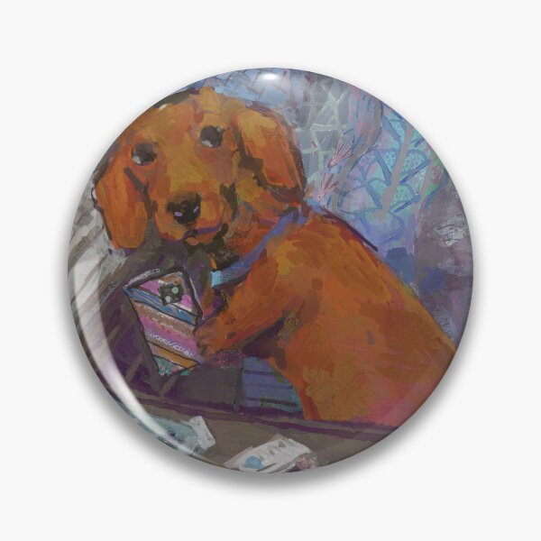 Item preview, Dachshund dog finally feels comfortable sharing his art with the world designed and sold by guilhernunes.