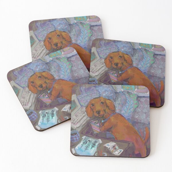 Item preview, Dachshund dog finally feels comfortable sharing his art with the world designed and sold by guilhernunes.