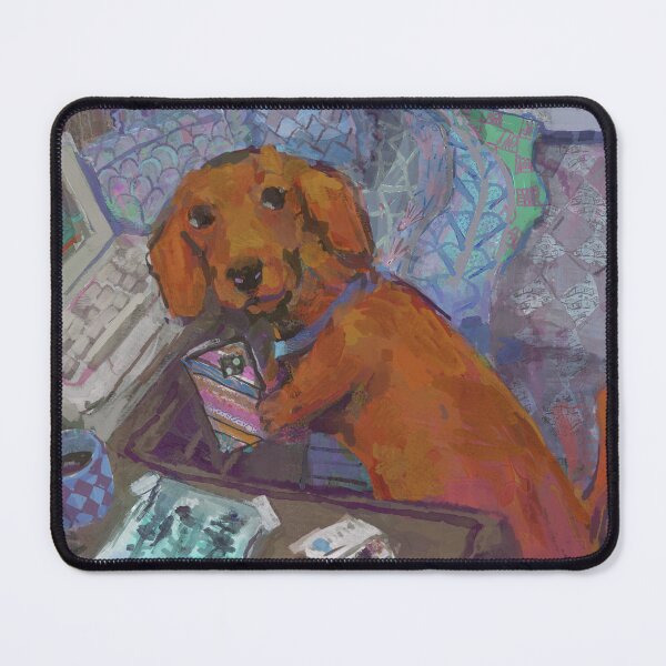 Item preview, Dachshund dog finally feels comfortable sharing his art with the world designed and sold by guilhernunes.