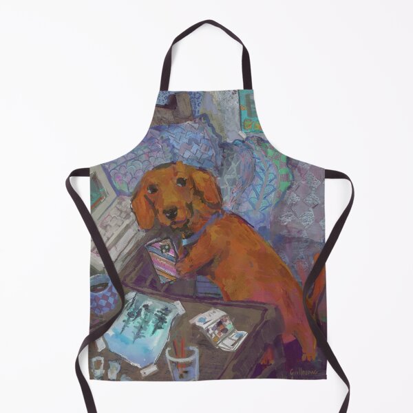 Item preview, Dachshund dog finally feels comfortable sharing his art with the world designed and sold by guilhernunes.