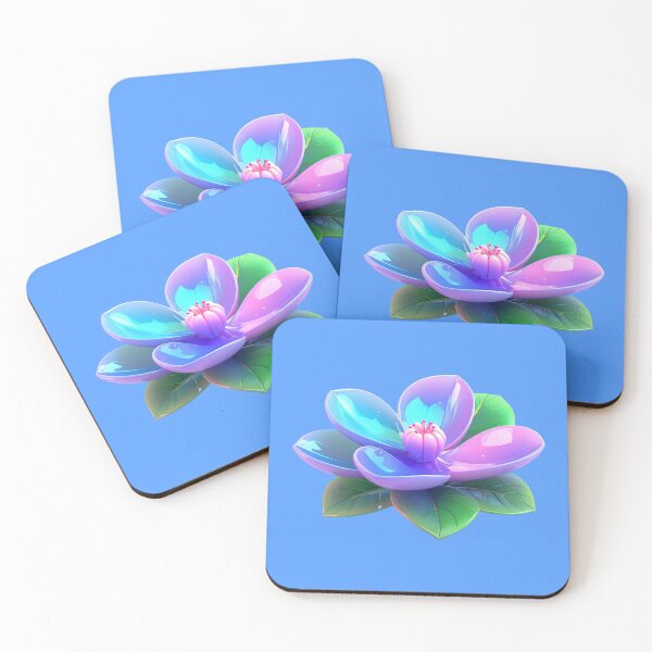 Item preview, Colorful Rainbow Flower Glossy Floral Pattern designed and sold by SolutionsArt.