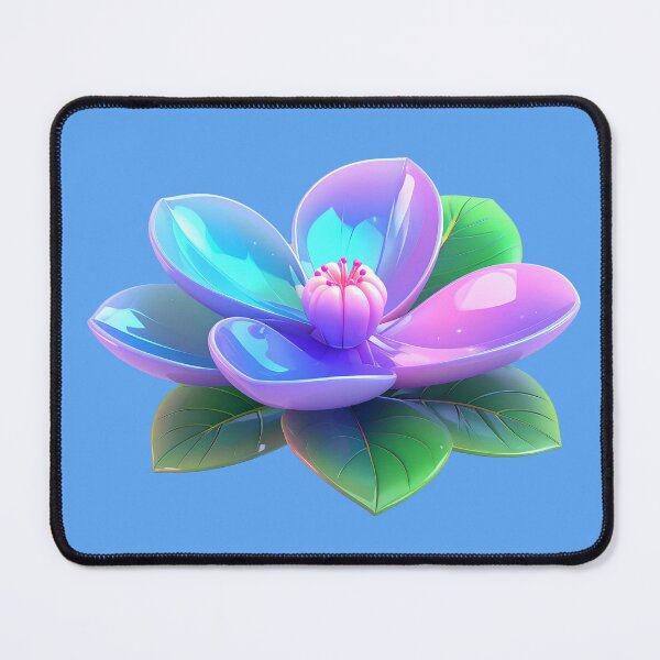 Item preview, Colorful Rainbow Flower Glossy Floral Pattern designed and sold by SolutionsArt.