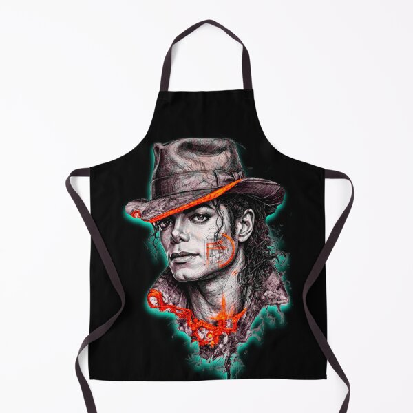 Item preview, Cyberpunk Michael Jackson Fedora Neon Portrait designed and sold by ExploreAura Studio.