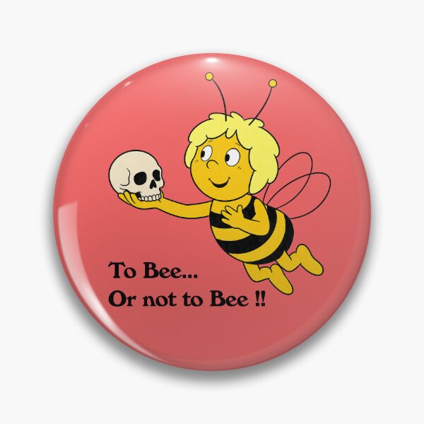Item preview, To Bee or Not to Bee – Maya the Bee Retro Inspired by Hamlet designed and sold by retrologie.