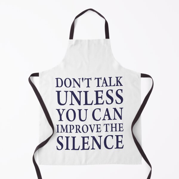 Item preview, Don't Talk Unless You Can Improve The Silence - Minimalist Typography Quote designed and sold by MiaStyleStudio.