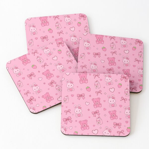 Item preview, Cute Pink Kawaii Pattern  designed and sold by ZwoToopia.