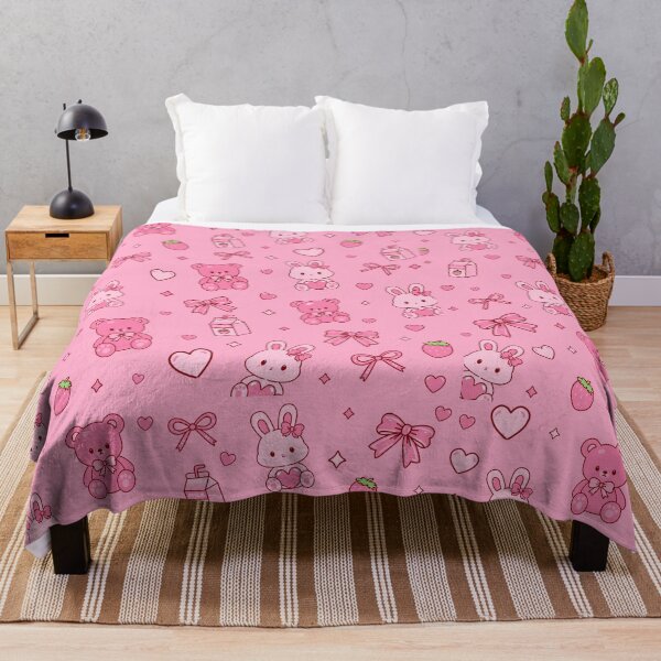 Item preview, Cute Pink Kawaii Pattern  designed and sold by ZwoToopia.