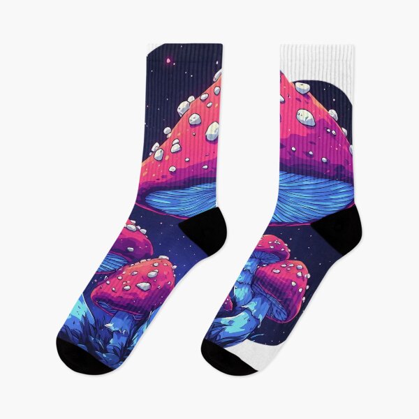 Item preview, Galactic Amanita Neon Landscape designed and sold by creativepers.