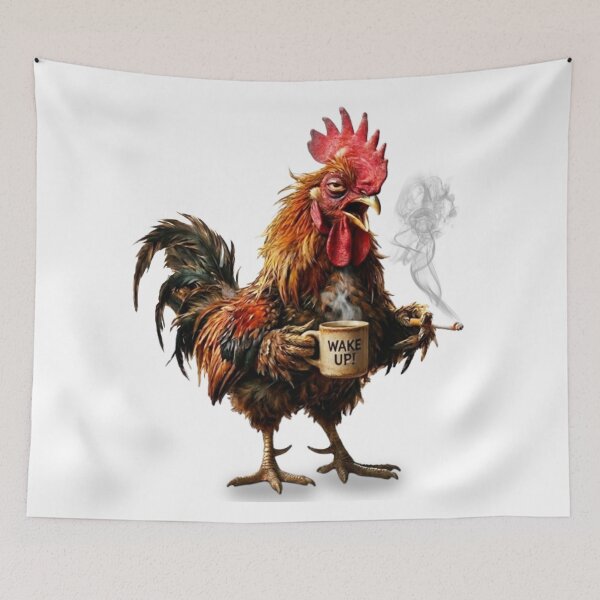 Item preview, Wake Up Rooster designed and sold by Johnny Furlotte.