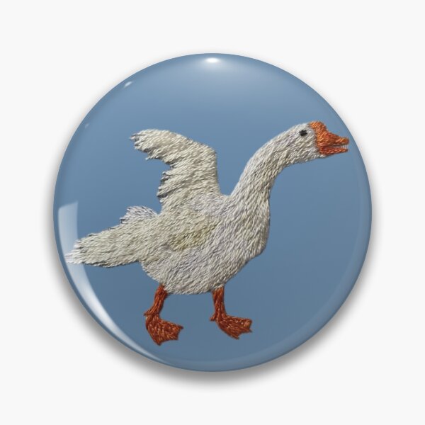 Item preview, Waddling goose hand embroidered designed and sold by Alsa-Hand Embroidery.