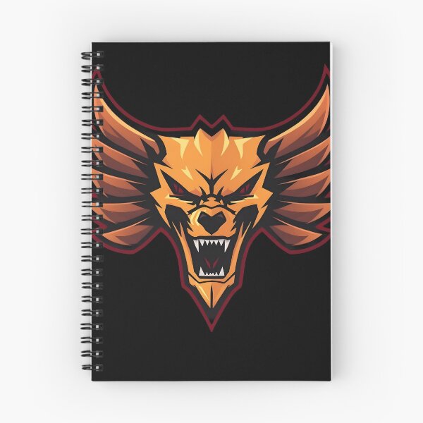 Item preview, Golden Dragon Wolf Gaming Crest designed and sold by SenTinio.