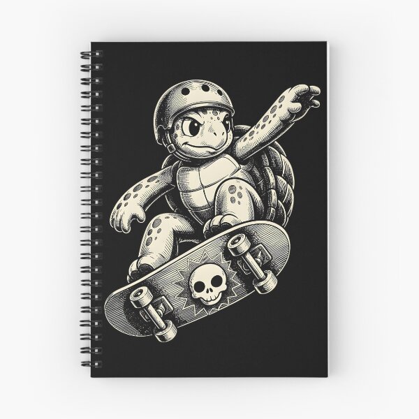 Item preview, Retro Skate Turtle Skull Board designed and sold by StillWildink.