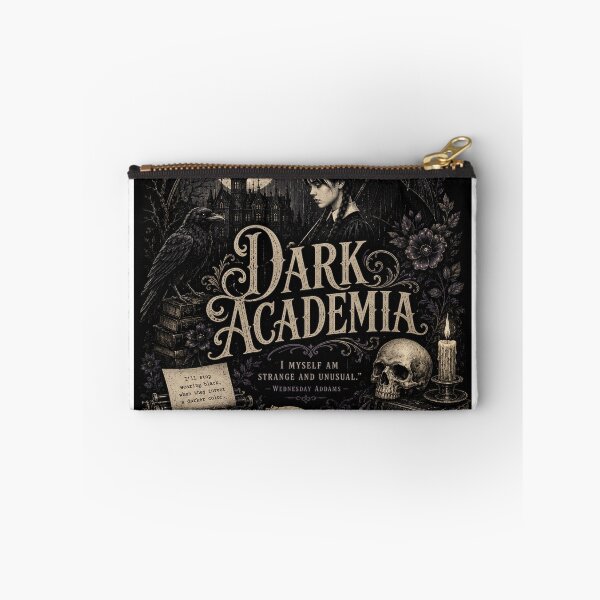 Item preview, Dark Academia Wednesday Addams Gothic Literature Raven designed and sold by Happy ts.