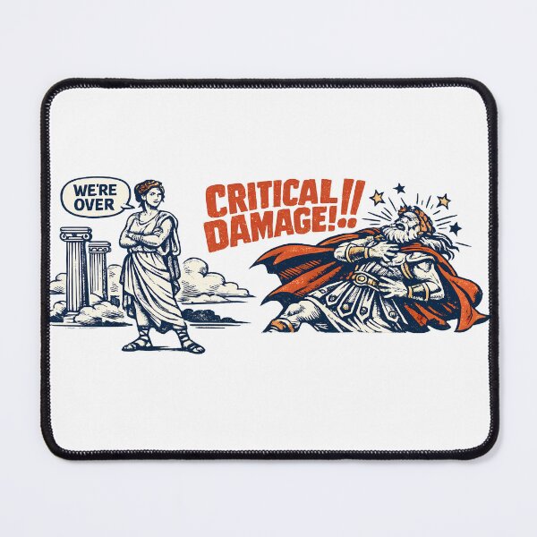 Item preview, Critical Damage!! – Breakup Meme T-Shirt | Funny Greek God Mythology Design designed and sold by hamfindik.