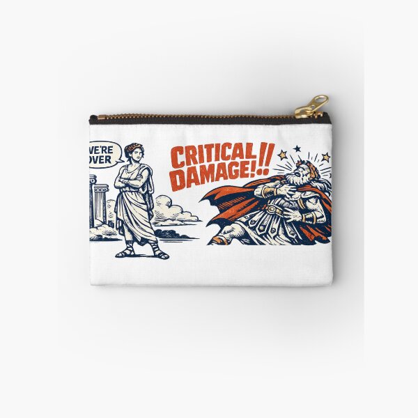 Item preview, Critical Damage!! – Breakup Meme T-Shirt | Funny Greek God Mythology Design designed and sold by hamfindik.