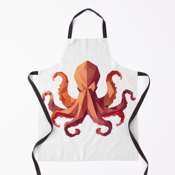 Item preview, Octopus Minimalistic Geometric Art designed and sold by Origaminimal.
