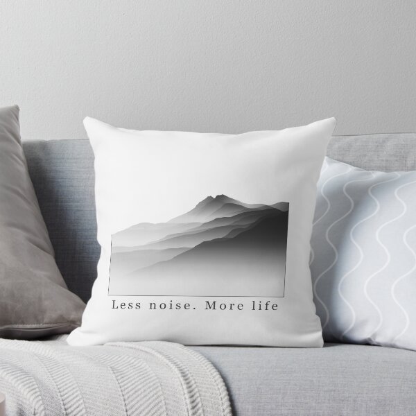 Item preview, Less Noise. More Life – Mountain Silence designed and sold by JacekKita.
