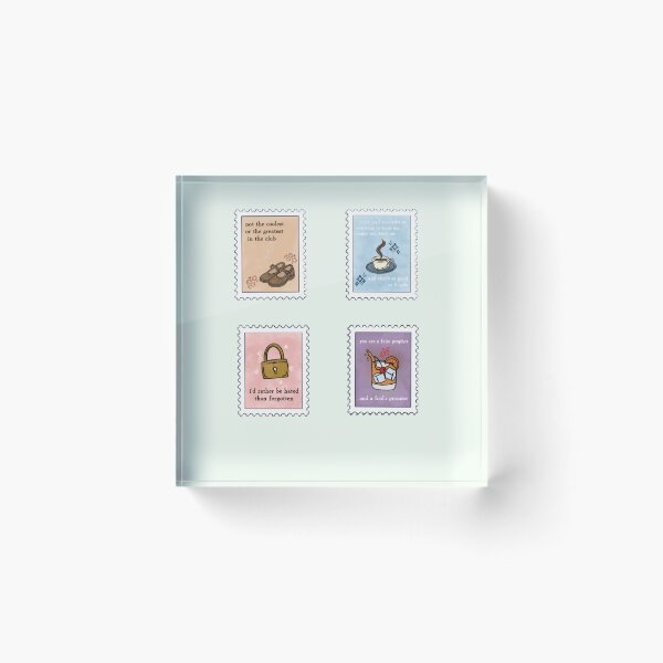 Item preview, florescence four track sticker stamp 1-4 designed and sold by emproct.