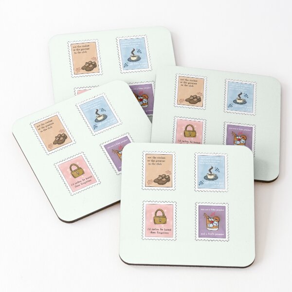 Item preview, florescence four track sticker stamp 1-4 designed and sold by emproct.