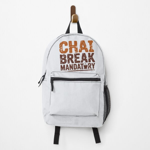 Item preview, Chai Break Mandatory – Funny Desi Tea Lover Design designed and sold by Swati Art Shop.
