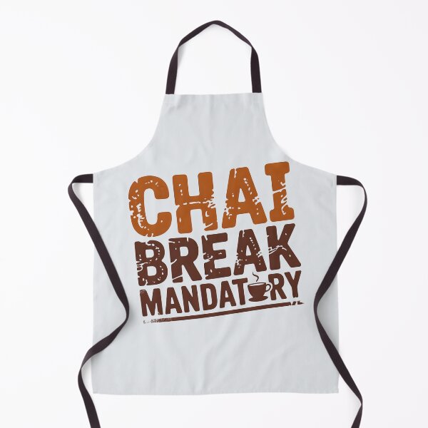 Item preview, Chai Break Mandatory – Funny Desi Tea Lover Design designed and sold by Swati Art Shop.