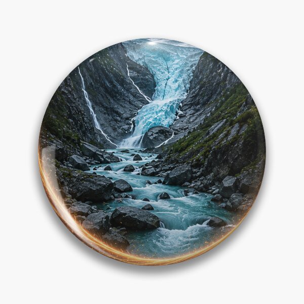 Item preview, Portal to Briksdal Glacier designed and sold by PXLSKN.