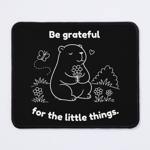 Item preview, Be Grateful Capybara – Mindfulness  Animal Design designed and sold by PAPIRO SIGLO XXI.
