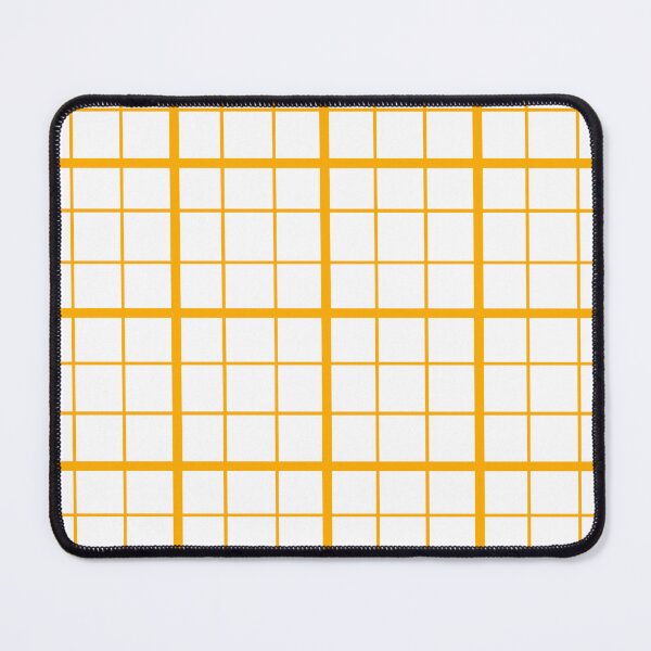 Item preview, Yellow On White Grid Windowpane Check Design  designed and sold by PatternTitan.