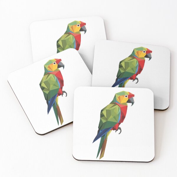 Item preview, Parrot Minimalistic Geometric Art designed and sold by Origaminimal.