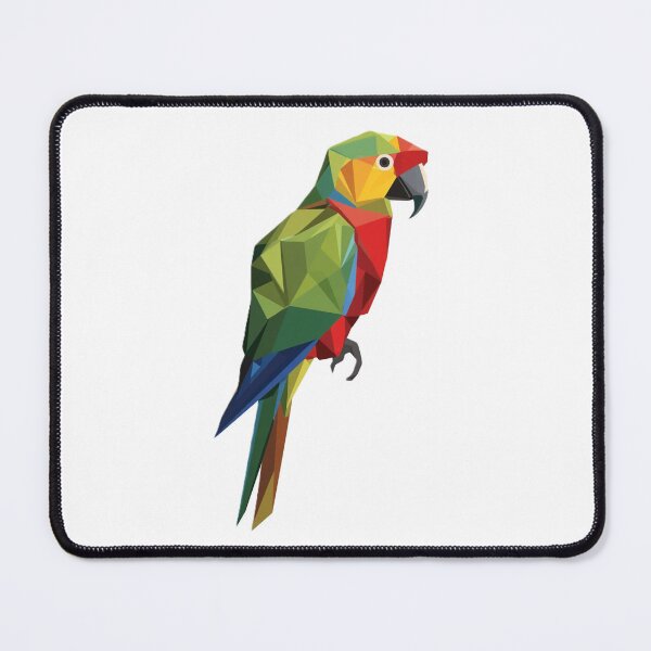 Item preview, Parrot Minimalistic Geometric Art designed and sold by Origaminimal.