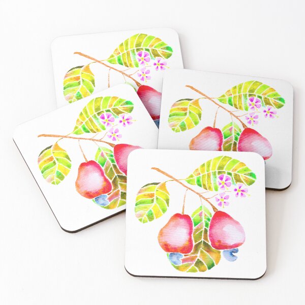 Item preview, Blossoms & Cashews – Tropical Watercolor Design  designed and sold by Piret Victoria Ribas.