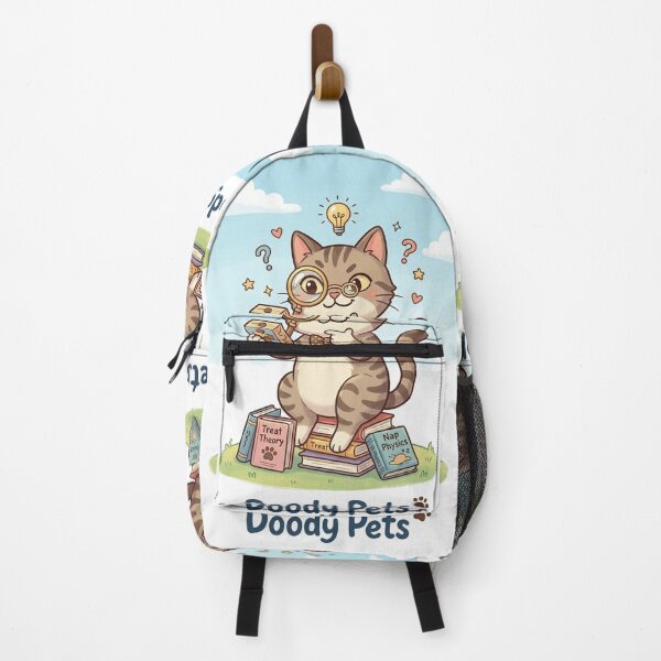 Item preview, Smart Cat Detective - Funny Thinking Kitten designed and sold by DoodyPets.