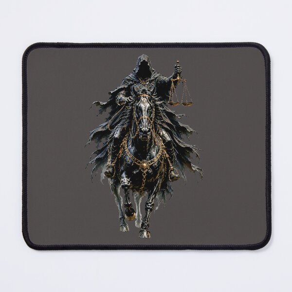 Item preview, The Black Horse of the Apocalypse - Revelation - The Rider with the Sccales designed and sold by DBM Photo Art 1.