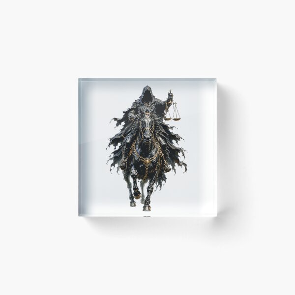 Item preview, The Black Horse of the Apocalypse - Revelation - The Rider with the Sccales designed and sold by DBM Photo Art 1.