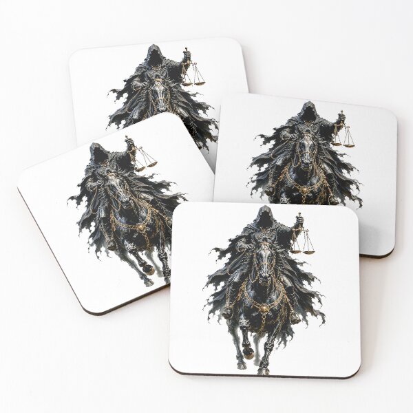 Item preview, The Black Horse of the Apocalypse - Revelation - The Rider with the Sccales designed and sold by DBM Photo Art 1.