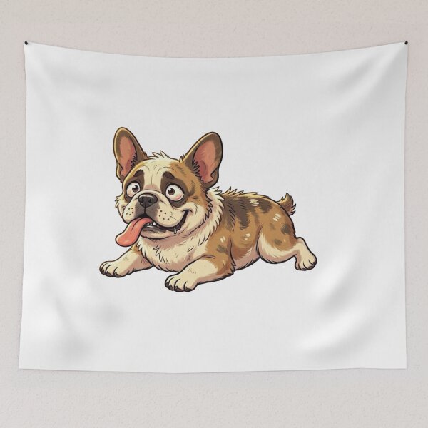 Item preview, Exhausted Frenchie After Zoomies designed and sold by ClaussShop.