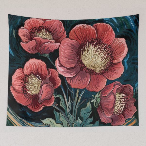 Item preview, Bouquet of rafflesia in the style Van Gogh. designed and sold by elegantpaterns.