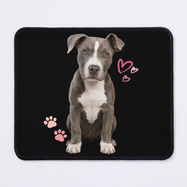Item preview, Cute Pit Bull Puppy with Hearts – Adorable Dog Lover Design designed and sold by MargaretaArt.