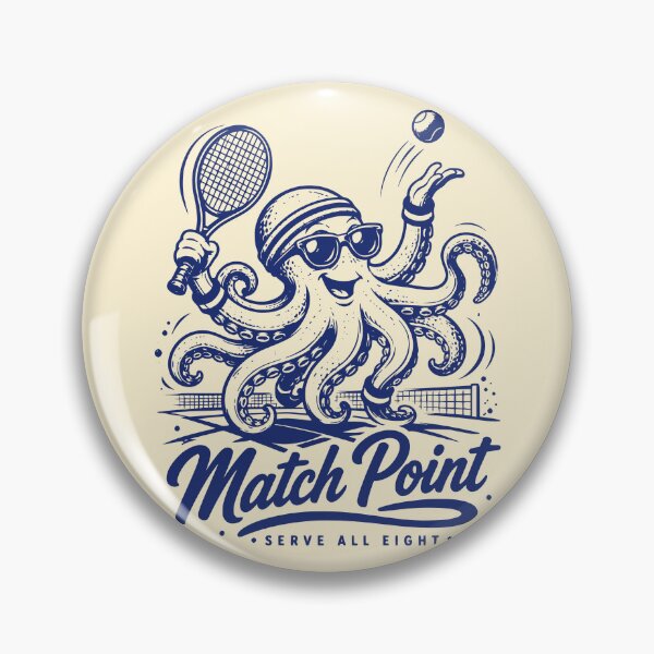 Item preview, Vintage Octopus Tennis Match Point designed and sold by 89shirts.