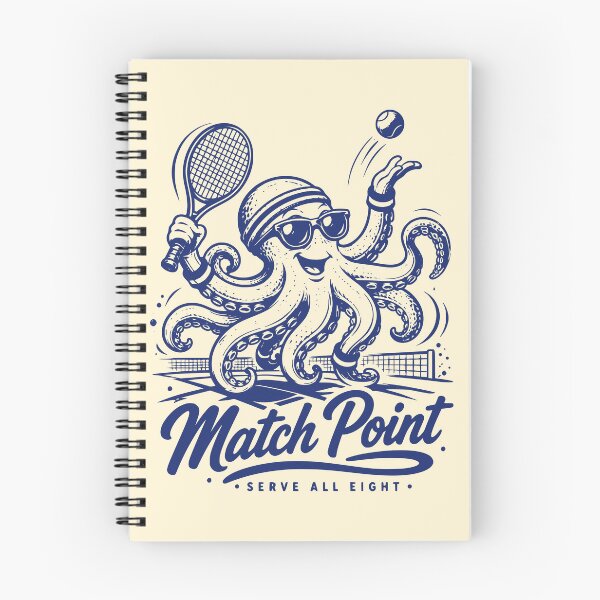 Item preview, Vintage Octopus Tennis Match Point designed and sold by 89shirts.