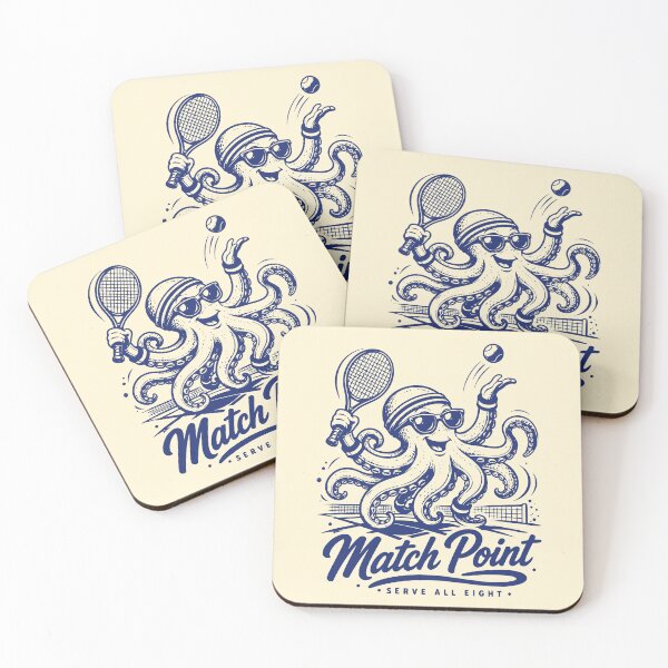 Item preview, Vintage Octopus Tennis Match Point designed and sold by 89shirts.
