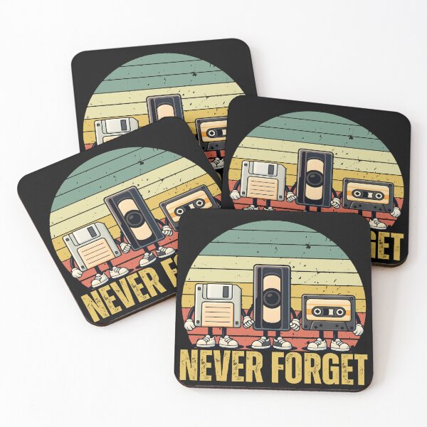 Item preview, Funny Floppy Disk, VHS, Cassette Retro Sunset - Never Forget designed and sold by legendaryskins.