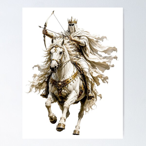 Item preview, The White Horse of the Apocalypse — Revelation | The First Horseman designed and sold by DBM Photo Art 1.