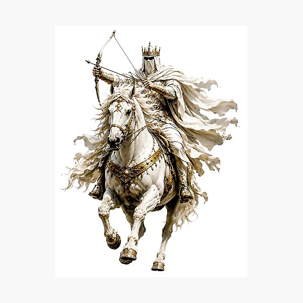 Item preview, The White Horse of the Apocalypse — Revelation | The First Horseman designed and sold by DBM Photo Art 1.