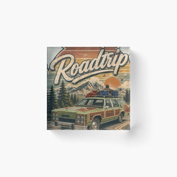 Item preview, Retro Roadtrip truckster Wagon Vintage Travel Adventure Shirt designed and sold by Diesel outlaw .
