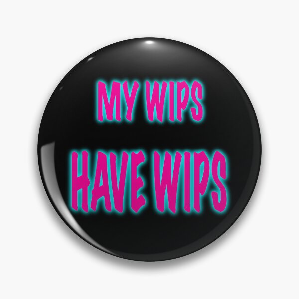 Item preview, My WIPs Have WIPs – Funny Knitting Neon Text Shirt, Crochet Humor Tee, Craft Chaos Gift designed and sold by ArtyWares.