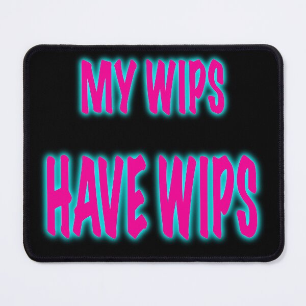 Item preview, My WIPs Have WIPs – Funny Knitting Neon Text Shirt, Crochet Humor Tee, Craft Chaos Gift designed and sold by ArtyWares.