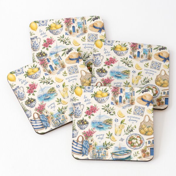 Item preview, Mediterranean Summer Pattern designed and sold by Aramdesing.