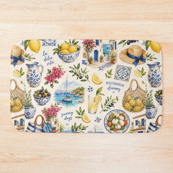 Item preview, Mediterranean Summer Pattern designed and sold by Aramdesing.