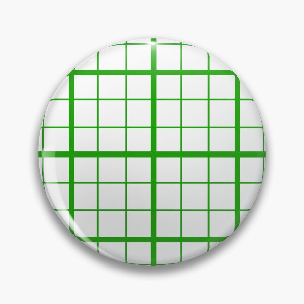 Item preview, Green On White Grid Windowpane Check Design  designed and sold by PatternTitan.